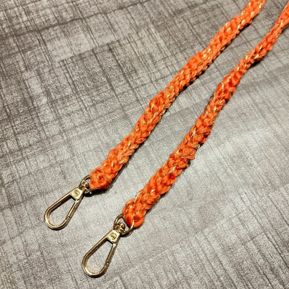 Jenny’s good life 手作混色毛線細款手機背帶 手機掛繩-細節圖6