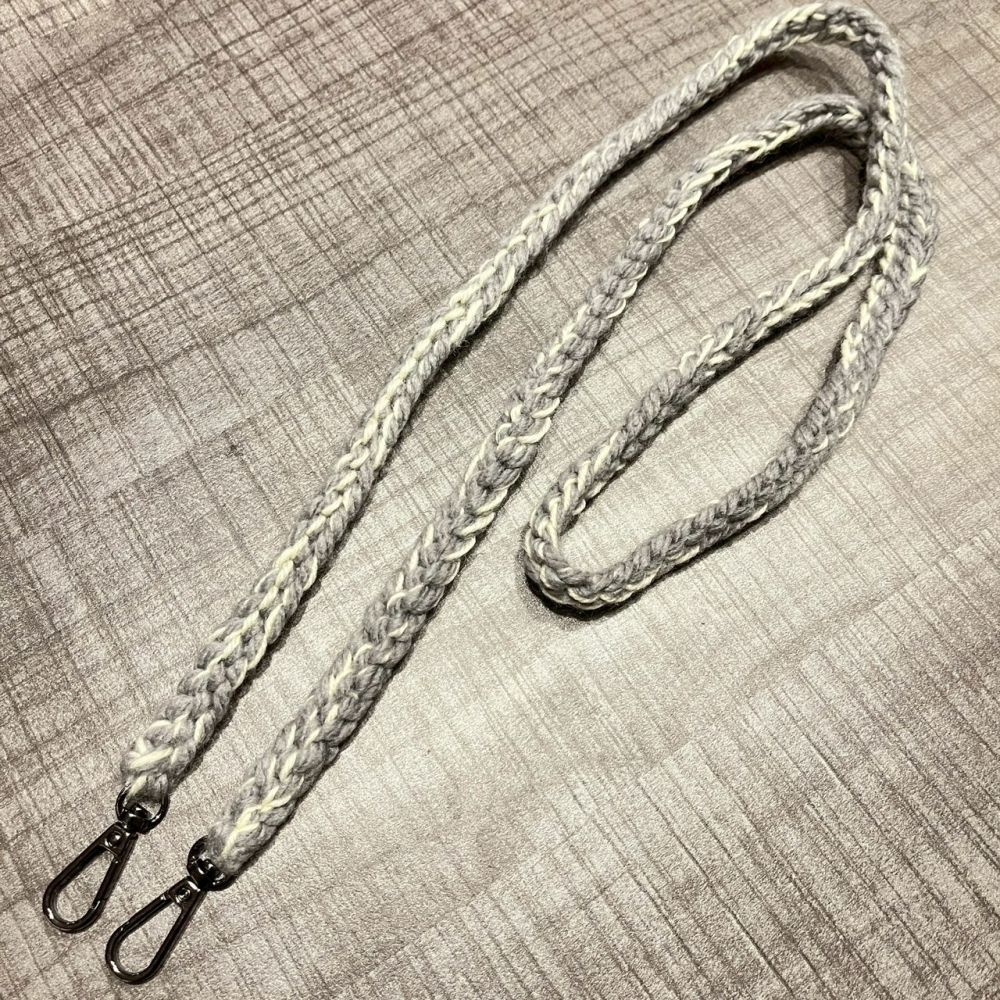 Jenny’s good life 手作混色毛線細款手機背帶 手機掛繩-細節圖9