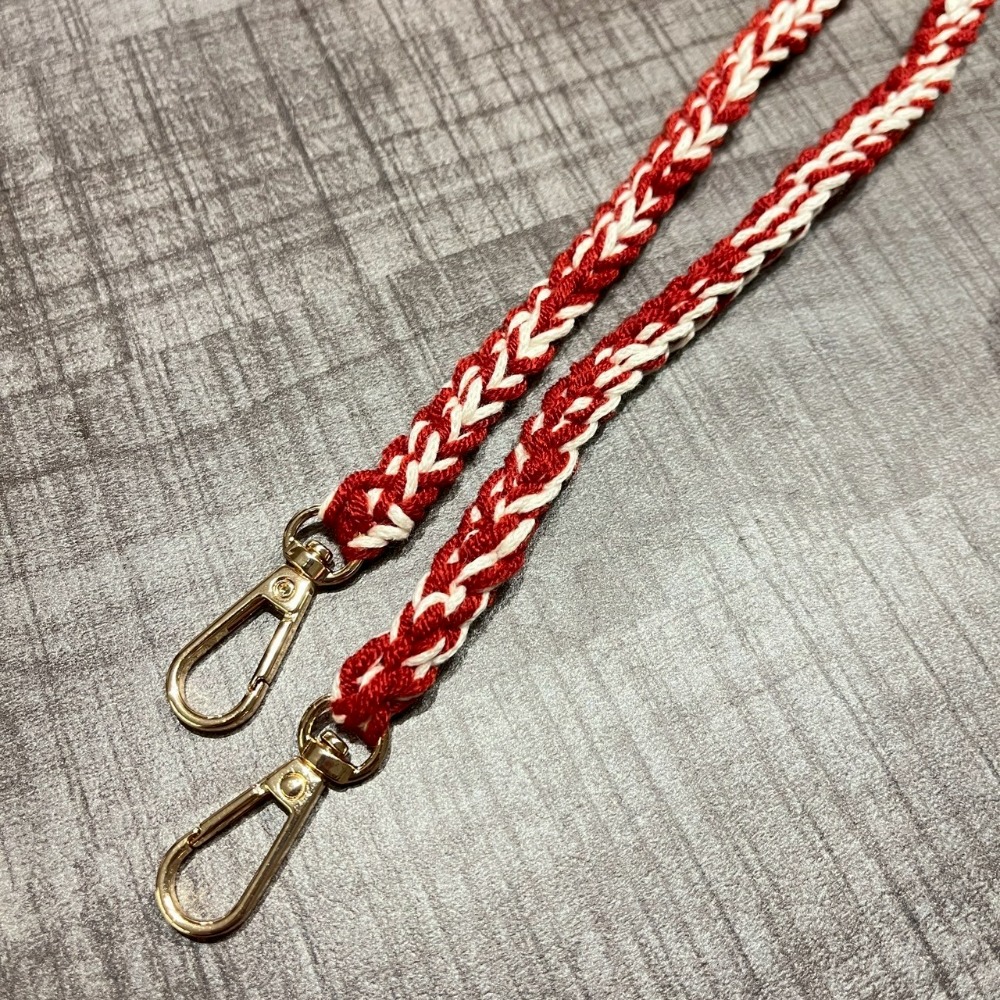 Jenny’s good life 手作混色毛線細款手機背帶 手機掛繩-規格圖10