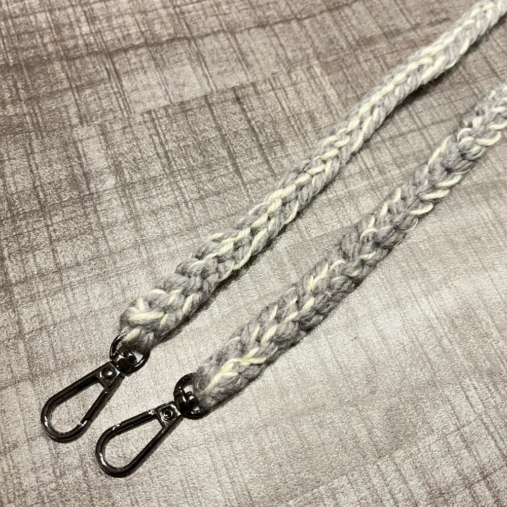 Jenny’s good life 手作混色毛線細款手機背帶 手機掛繩-規格圖10
