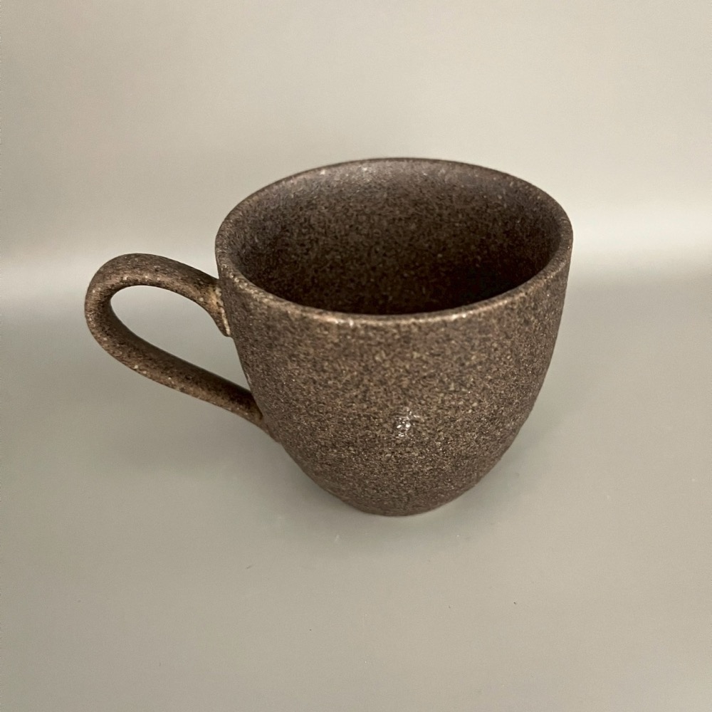 日本製美濃燒白色刷紋一抹白咖啡色咖啡杯盤組 茶杯盤組 陶瓷杯盤組 杯子 盤子 甜點盤 小盤子-細節圖5