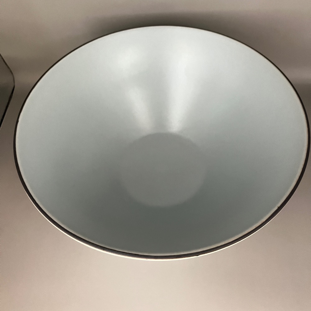 淡藍色咖啡邊陶瓷碗 拉麵碗 湯麵碗 湯碗-細節圖3