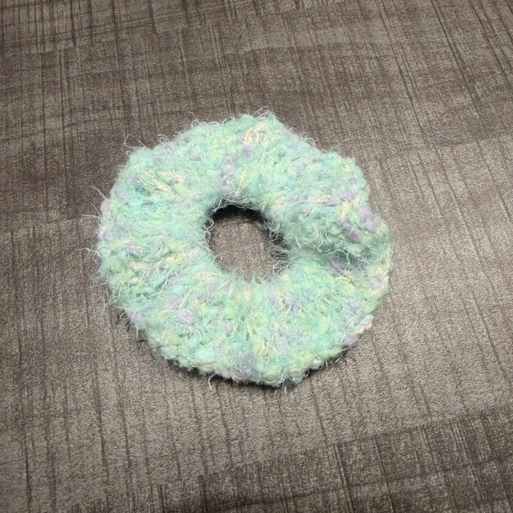 Jenny’s good life 手作毛線毛毛系列大腸圈 髮圈 髮飾 小腸圈-細節圖7