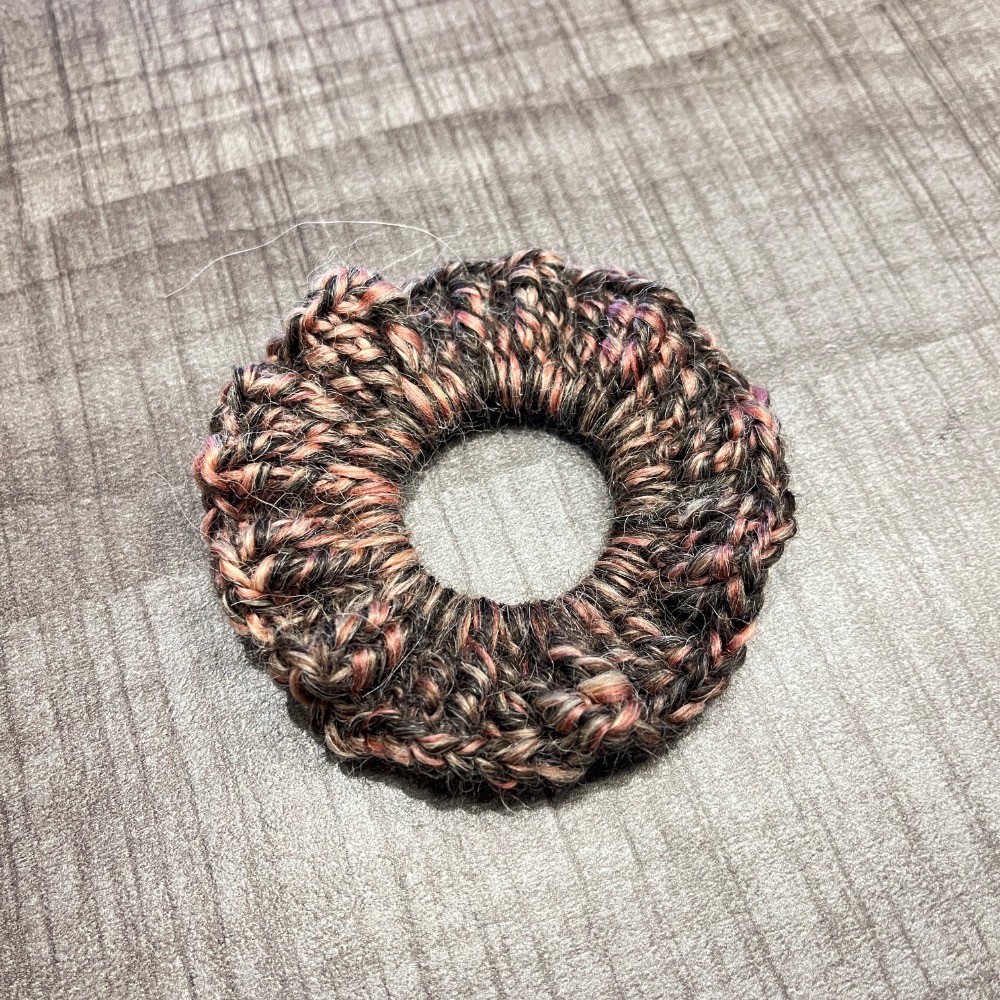 Jenny’s good life 手作毛線毛毛系列大腸圈 髮圈 髮飾 小腸圈-規格圖9