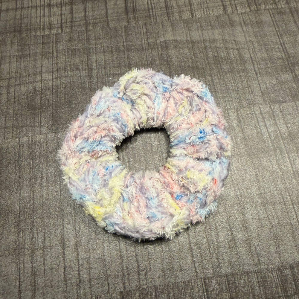 Jenny’s good life 手作毛線毛毛系列大腸圈 髮圈 髮飾 小腸圈-規格圖9