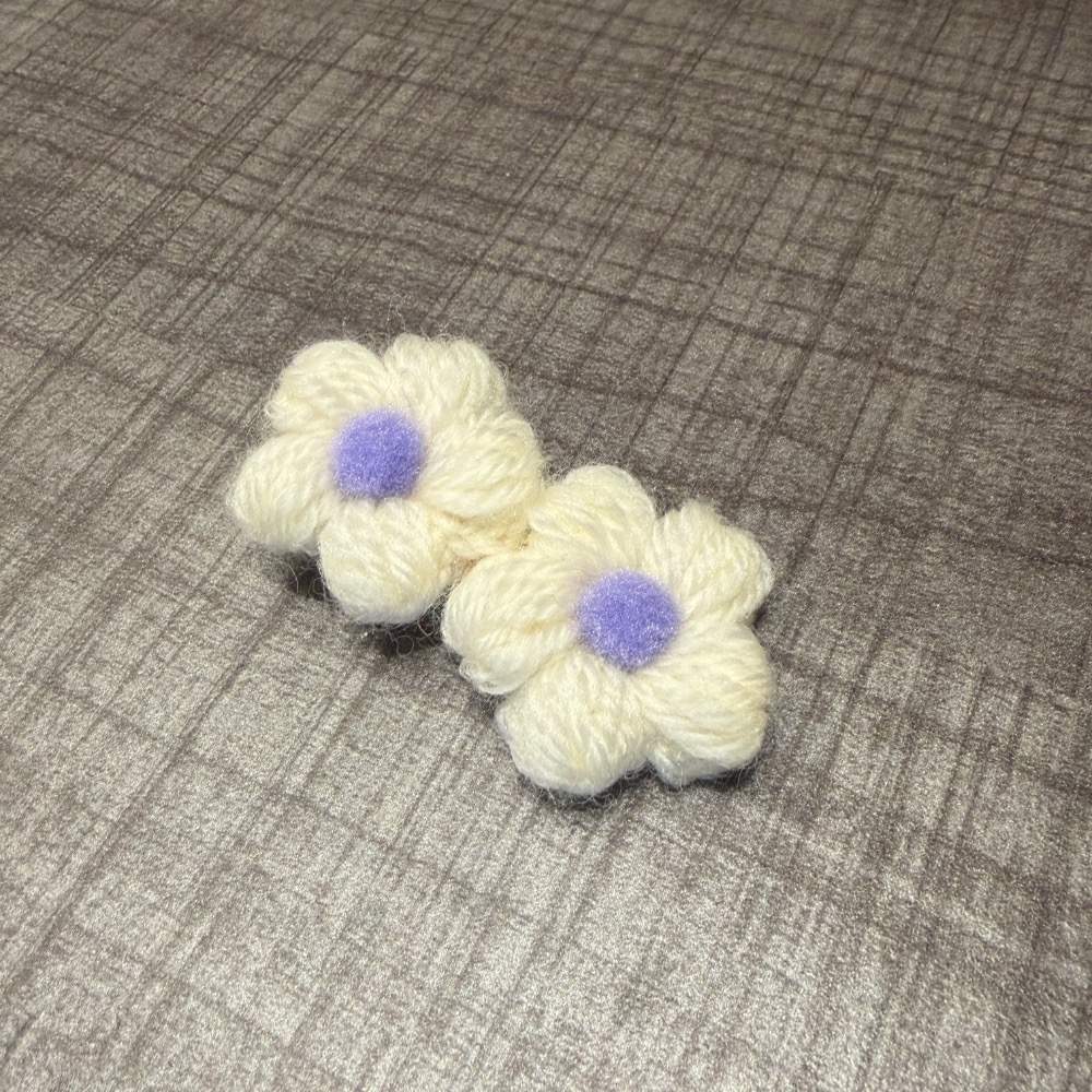 Jenny’s good life 兩朵泡芙小花髮夾 髮飾 飾品-細節圖9