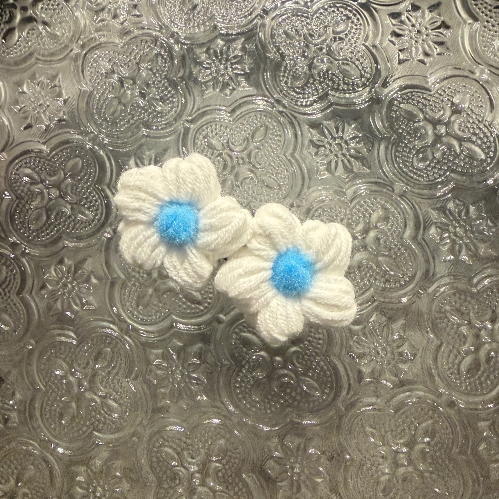 Jenny’s good life 兩朵泡芙小花髮夾 髮飾 飾品-規格圖8