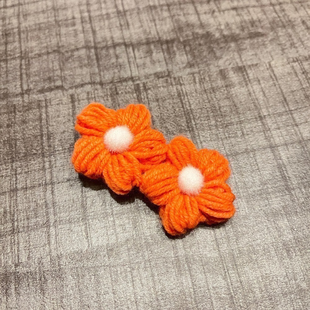 Jenny’s good life 兩朵泡芙小花髮夾 髮飾 飾品-規格圖9