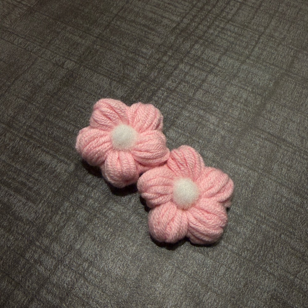 Jenny’s good life 兩朵泡芙小花髮夾 髮飾 飾品-規格圖8