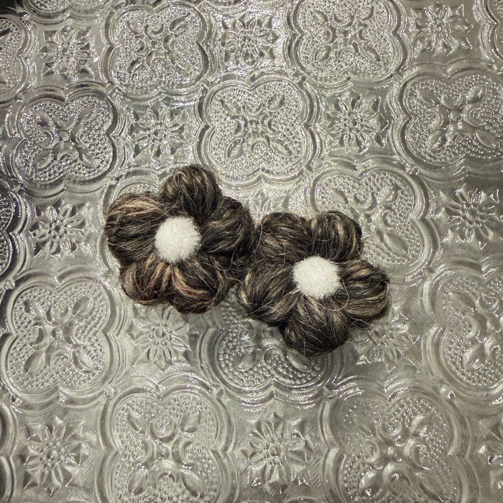 Jenny’s good life 兩朵泡芙小花髮夾 髮飾 飾品-規格圖8