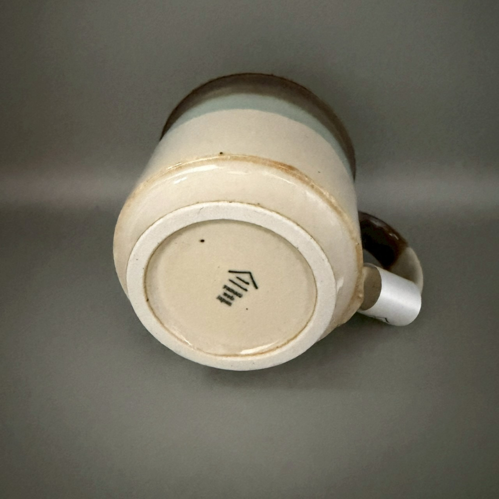 日本製美濃燒藍色山嵐漸層馬克杯 陶瓷杯 水杯 冷熱飲杯 320ml-細節圖4