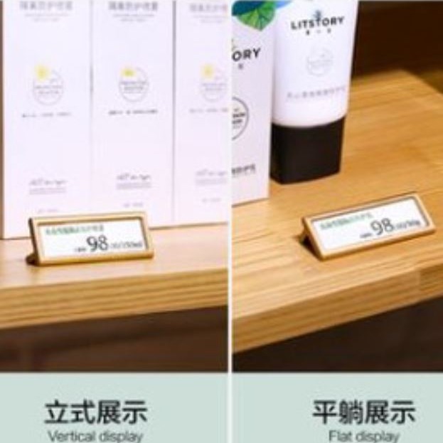 【高檔鋁合金標價牌】標價牌、鋁合金牌、名牌、專櫃用名牌-細節圖5