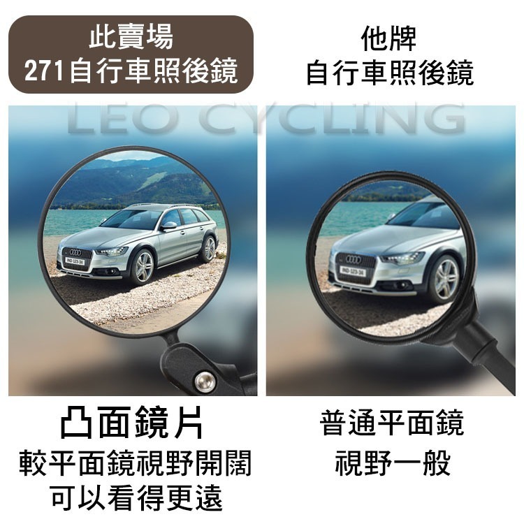 271 自行車管塞式照後鏡 管塞式 廣角鏡  凸透鏡 自行車照後鏡 自行車後照鏡 腳踏車照後鏡 腳踏車後照鏡-細節圖3