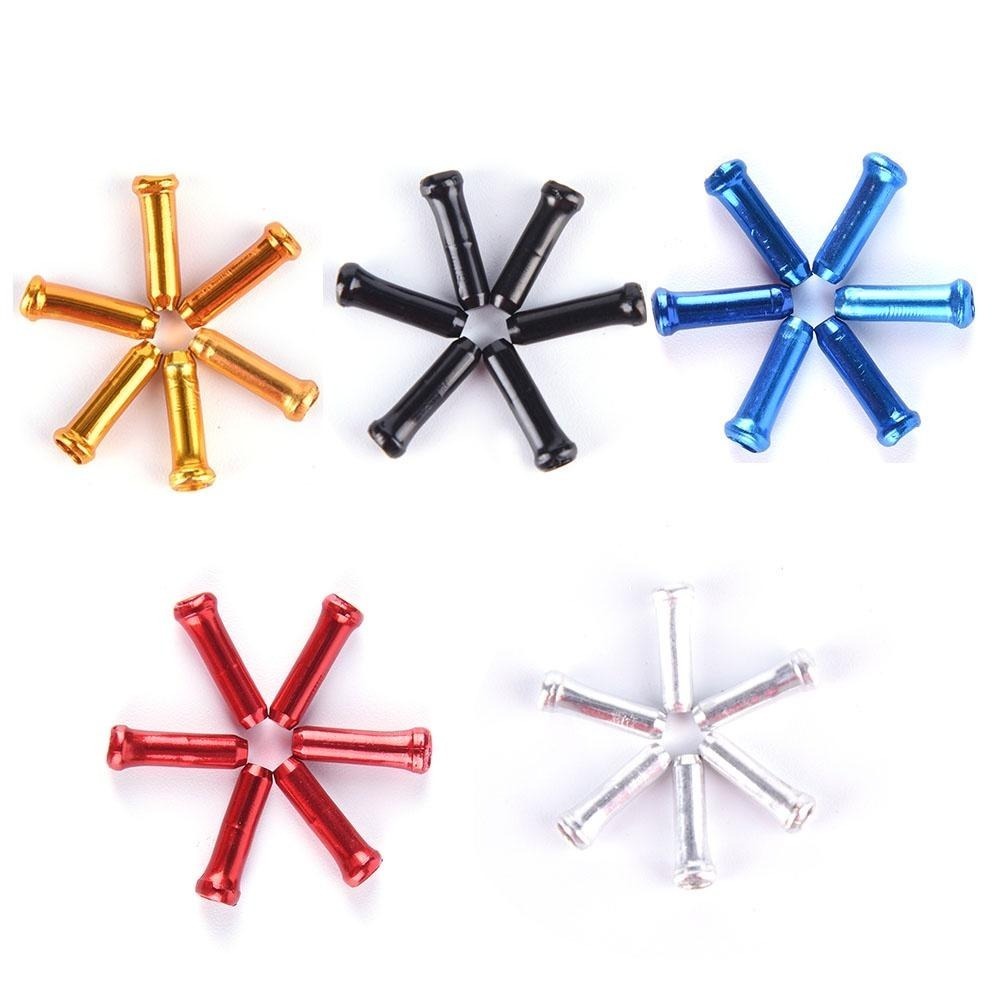 獅子座單車 線尾套 買5送1 鋁合金線尾套 自行車線尾套 煞車線線尾套 變速線線尾套 腳踏車線尾套 陽極鋁製線尾套-細節圖3