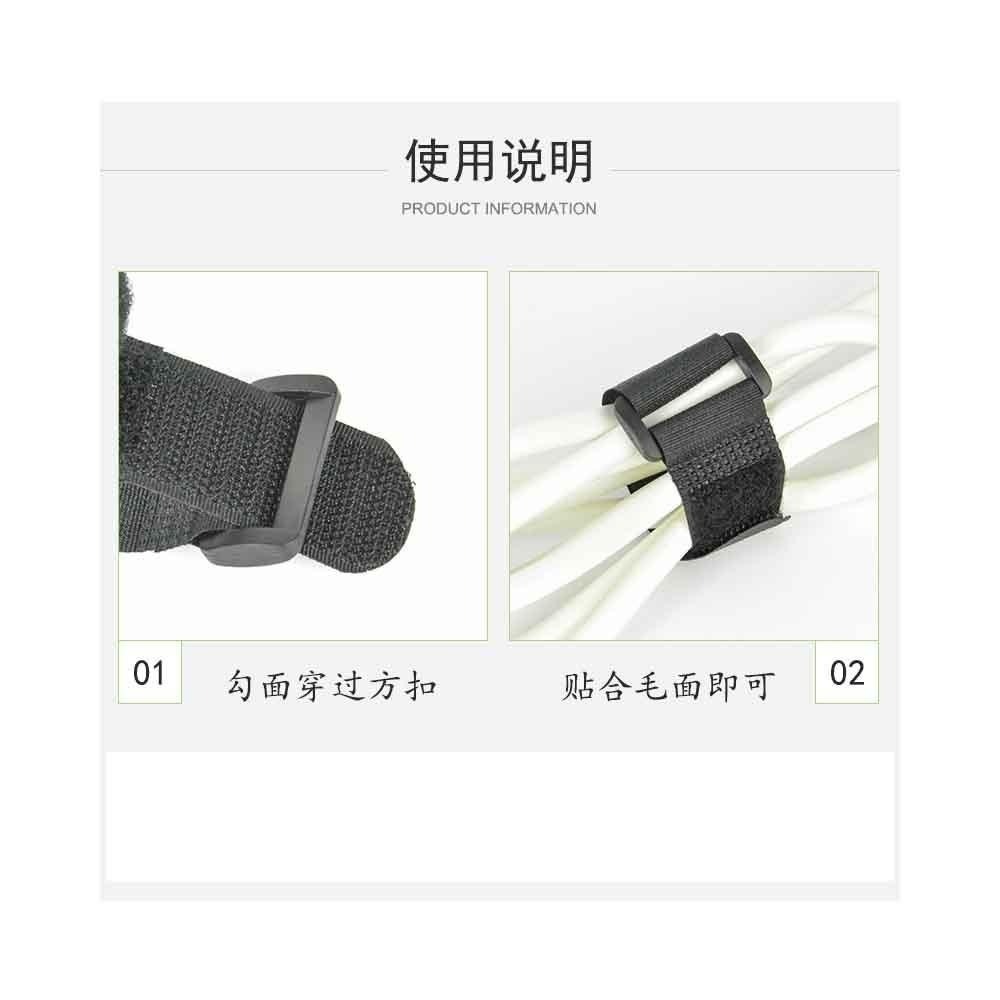 魔鬼氈綁帶 1.6*15cm 反扣式魔鬼氈綁帶 帶扣魔鬼氈 帶扣魔鬼氈綁帶 魔術貼綁帶 魔鬼氈束線帶-細節圖4