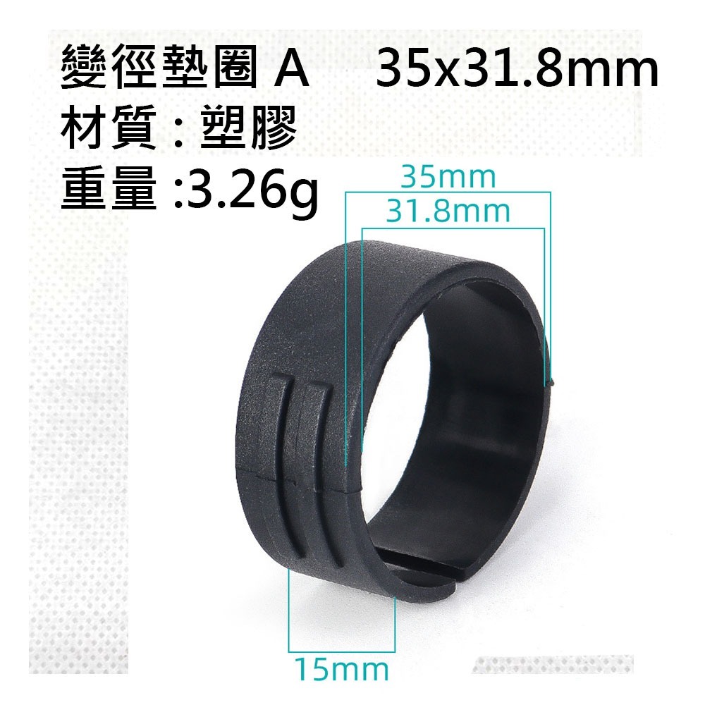 變徑墊圈 車把墊圈 Garmin 二代碼錶座墊圈 延伸座墊圈 燈座墊圈 轉接座墊圈 碼錶架墊圈 燈架墊圈 手機架墊圈-規格圖5