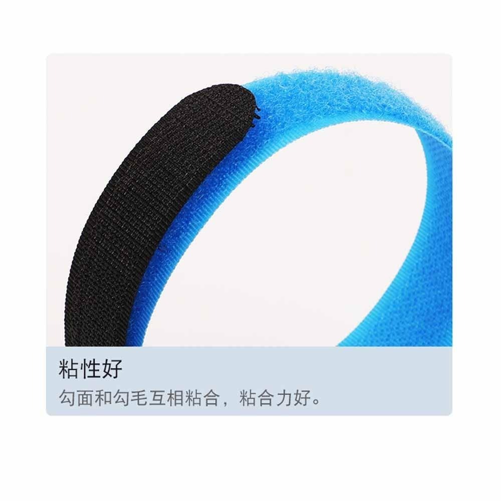 魔鬼氈綁帶 2*25cm  反扣式魔鬼氈綁帶 帶扣魔鬼氈 帶扣魔鬼氈綁帶 魔術貼綁帶 魔鬼氈束線帶-細節圖4