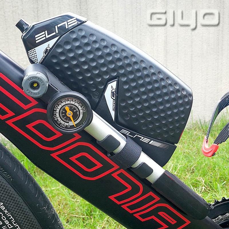 GIYO GP-991 自行車打氣筒 攜帶式打氣筒 隨身打氣筒 聰明嘴美法嘴皆適用 迷你打氣筒 高壓打氣筒-細節圖3