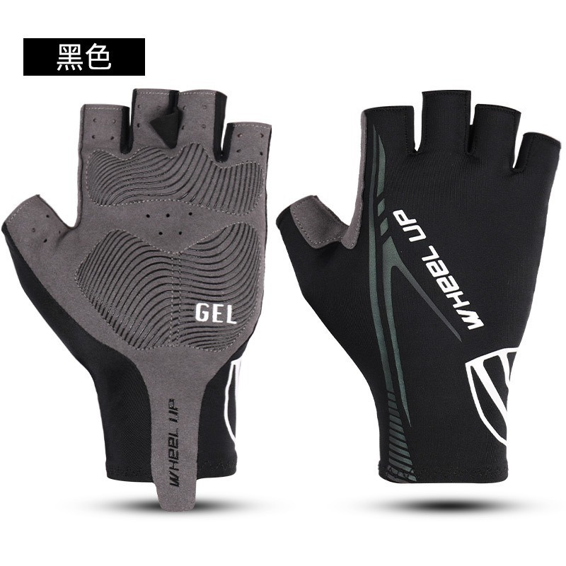WHEEL UP 自行車手套 半指手套 全指手套 公路車手套 腳踏車手套 手指觸屏 單車手套 透氣減震手套-細節圖11