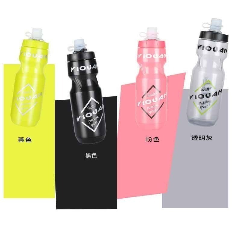 YIQUAN 自行車水壺 噴射水壺 擠壓式出水 大流量大吸嘴-細節圖2