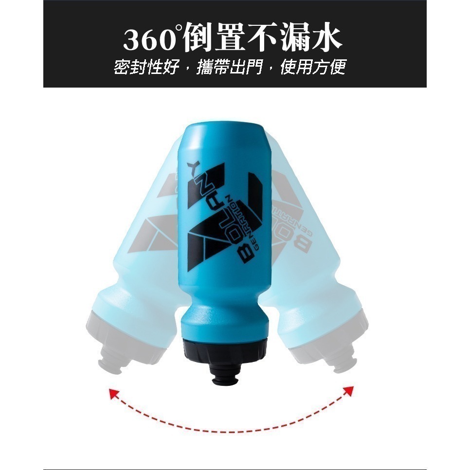 BOLANY 自行車水壺 610ml 大流量 大吸嘴 擠壓出水 腳踏車水壺 單車水壺 無毒材質 食品級PP5-細節圖6