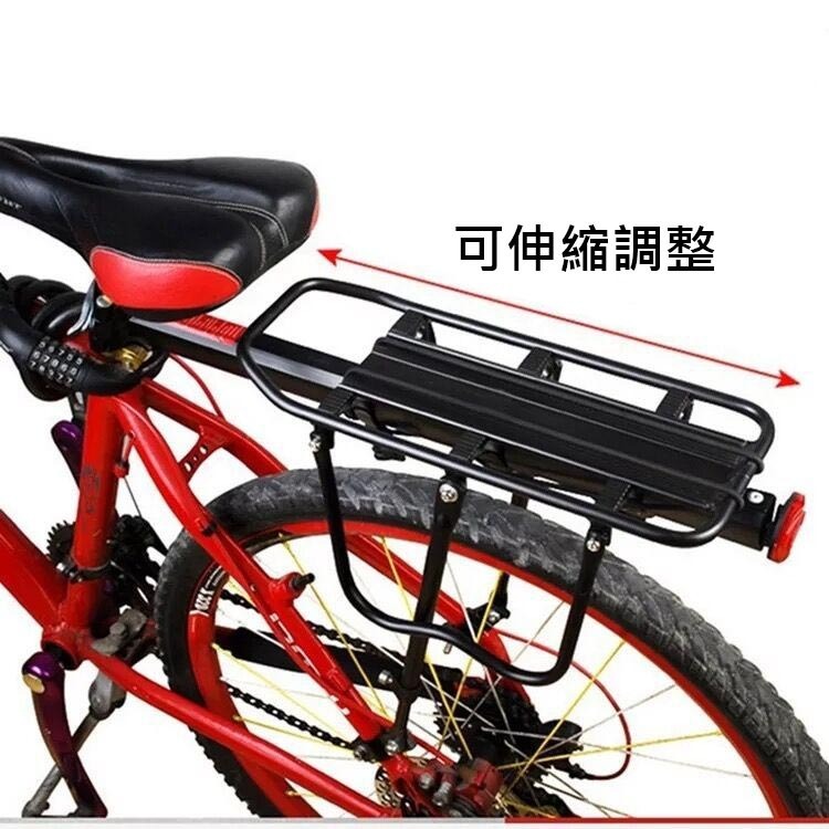 半快拆式鋁合金後貨架 自行車貨架 公路車 登山車 小摺 小徑 超商取貨只能寄1組 腳踏車 水滴形座管與後避震車型不能用-細節圖5