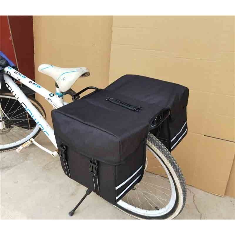 24L 立體包 自行車貨架馬鞍包 環島包 自行車後貨架包 馬鞍袋 自行車馬鞍包 馱包 自行車包 大馬鞍包 腳踏車馬鞍袋-細節圖8