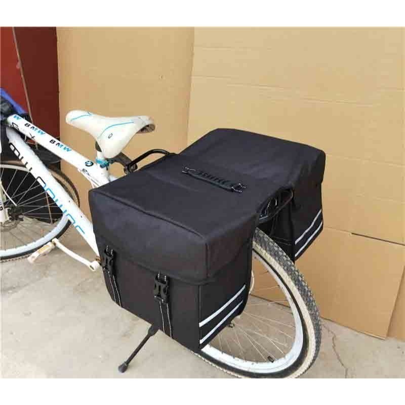 24L 立體包 自行車貨架馬鞍包 環島包 自行車後貨架包 馬鞍袋 自行車馬鞍包 馱包 自行車包 大馬鞍包 腳踏車馬鞍袋-細節圖8