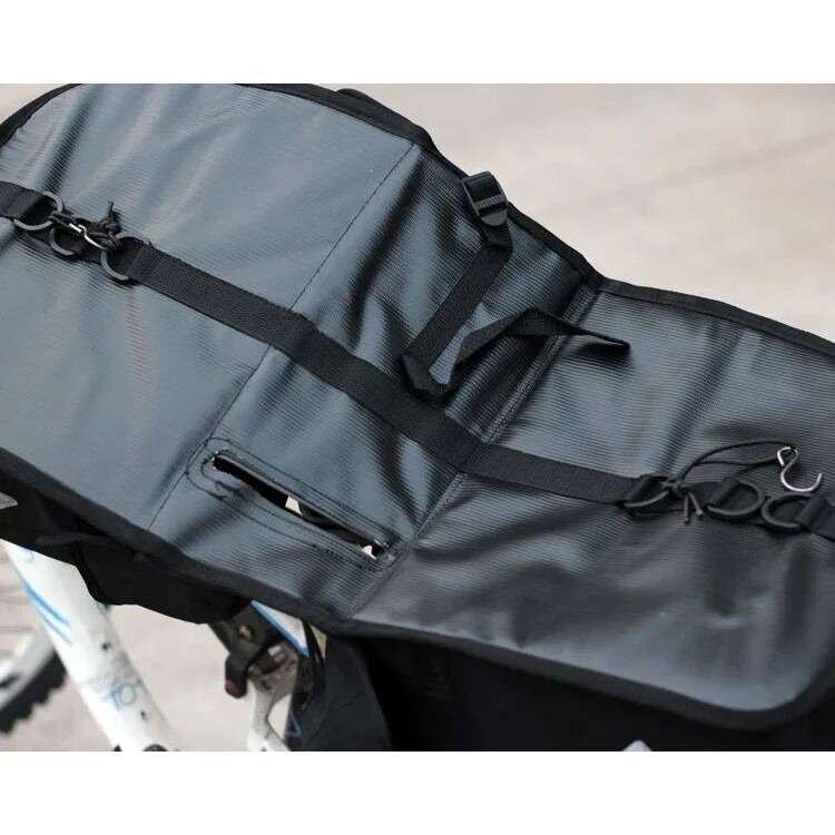 25L 立體包 YANHO 自行車貨架馬鞍包 防水環島包 自行車後貨架包 馬鞍袋 自行車馬鞍包 馱包 自行車包 大馬鞍包-細節圖8