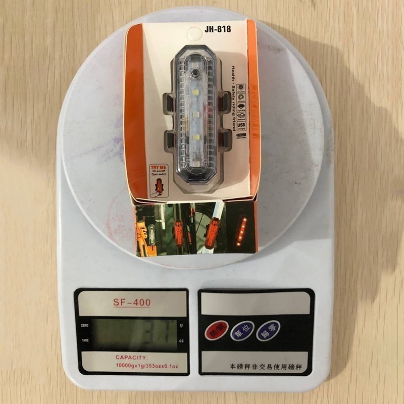 JH-818 五連星 自行車燈 USB充電 自行車後燈 自行車尾燈 後燈 尾燈 腳踏車燈 腳踏車後燈 腳踏車尾燈 警示燈-細節圖6