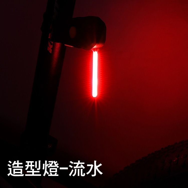 愛心/骨頭/流水 腳踏車尾燈 腳踏車後燈 腳踏車燈 自行車尾燈 自行車後燈 自行車燈 Type-C 後燈 尾燈 警示燈-規格圖11