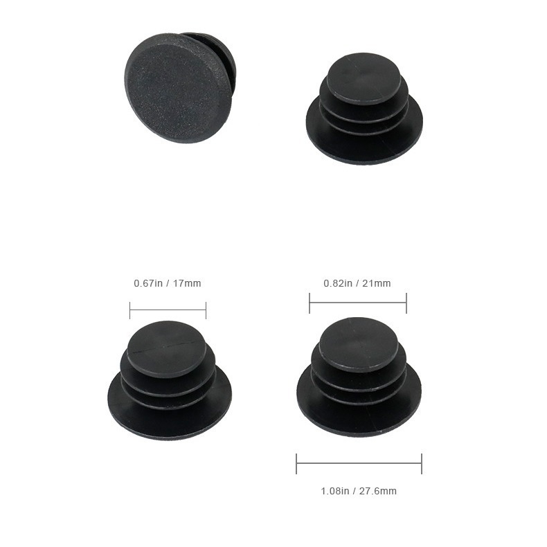 塑膠管塞 自行車管塞 適用手把管徑22.2mm 手把帶管塞 尾塞 管套 尾套 把帶尾塞 手把帶尾塞 車把尾塞 握把塞-細節圖3