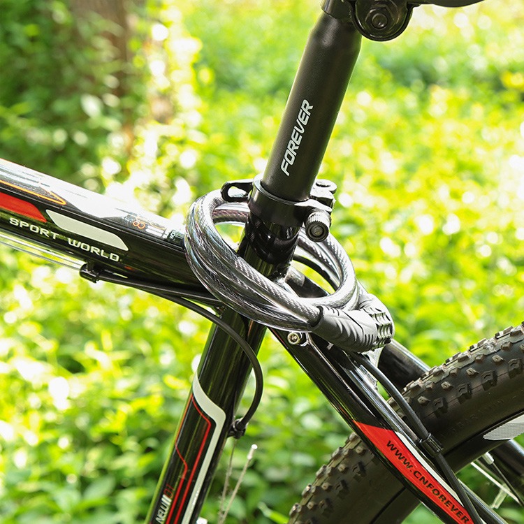 TY531 TY532 自行車鎖 自行車密碼鎖 4位數密碼鎖 固定式密碼 鋼索密碼鎖 腳踏車鎖 機車鎖 單車鎖 密碼鎖-細節圖5