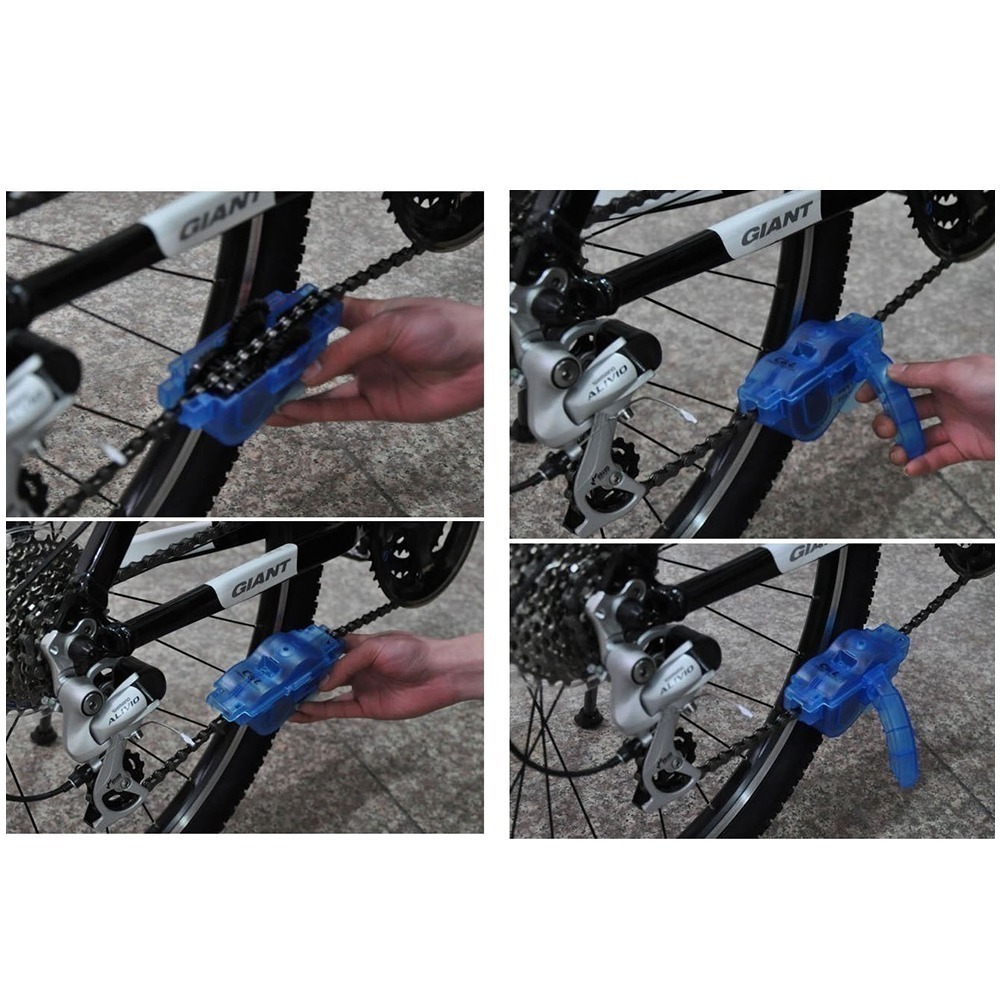 洗鏈器 飛輪刷 鏈條刷 自行車鏈條洗鏈器 自行車洗鏈器 自行車鏈條清潔工具 洗鏈盒 腳踏車鏈條保養工具 鏈條清潔工具-細節圖2