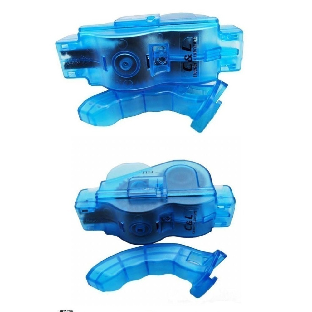 洗鏈器 飛輪刷 鏈條刷 自行車鏈條洗鏈器 自行車洗鏈器 自行車鏈條清潔工具 洗鏈盒 腳踏車鏈條保養工具 鏈條清潔工具-細節圖3