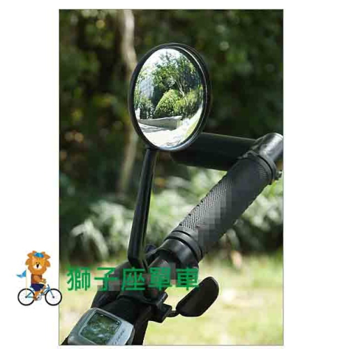 自行車鎖管式照後鏡 (適用手把管22.2mm) 廣角鏡 凸透鏡 多角度可調 腳踏車後照鏡 自行車照後鏡