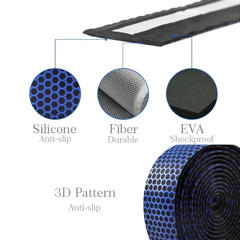 T93 自行車手把帶 自行車把帶 EVA+PU蜂巢紋防滑車把帶 蜂巢矽膠手把帶 公路車彎把帶 自行車握把帶 把手帶-細節圖2