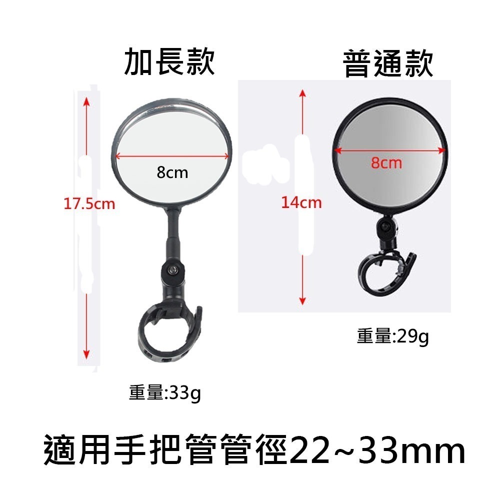 自行車綁帶式照後鏡 廣角鏡 凸透鏡 多角度可調360度旋轉 腳踏車後照鏡 自行車照後鏡-細節圖4