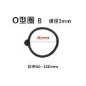 後燈O型環 後燈橡膠圈 後燈扣帶 彈力O型圈 尾燈綁帶 多孔扣帶 O型圈 矽膠綁帶 自行車燈配件-規格圖7