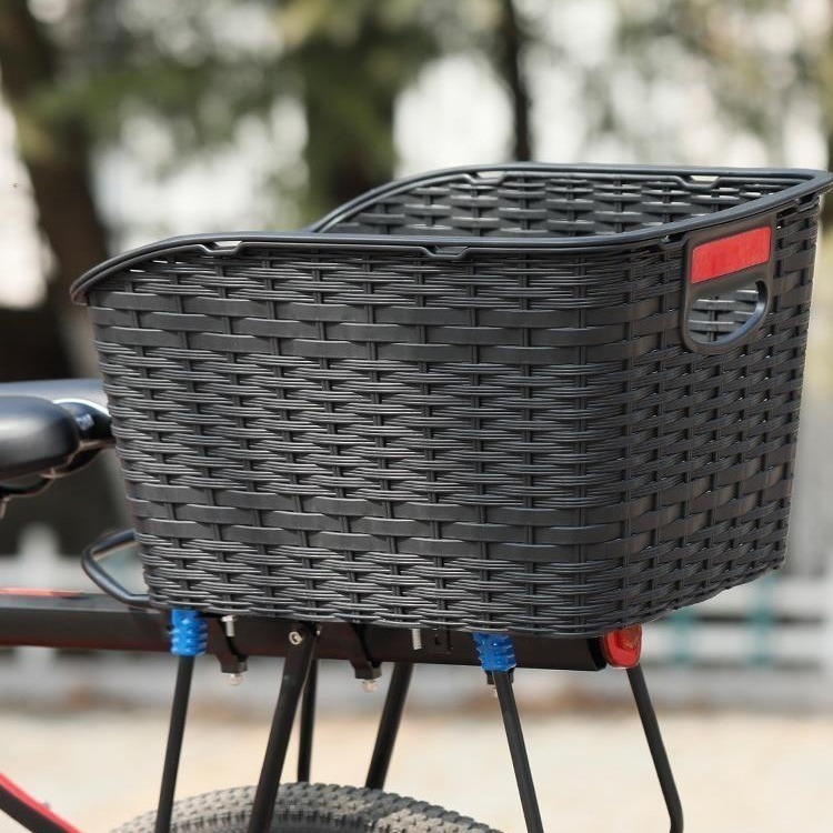 獅子座單車 自行車專用後置物籃 後貨架菜籃 後貨架置物籃 自行車菜籃 腳踏車菜籃 菜籃 置物籃 後菜籃-細節圖8