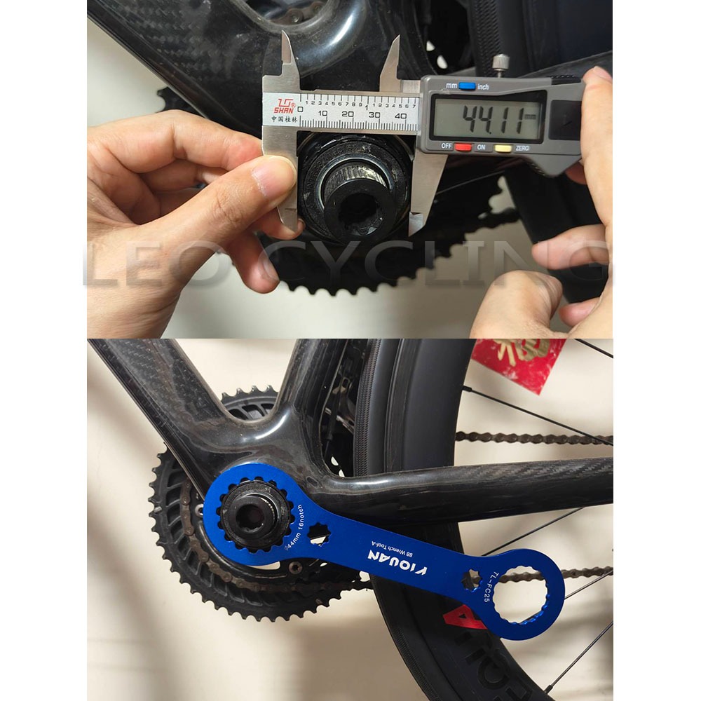 BB-44 中軸拆卸工具 拆碟煞中央鎖緊式外蓋 BB扳手 五通扳手 中軸扳手 拆BB工具 拆外掛式BB 自行車維修工具-細節圖4