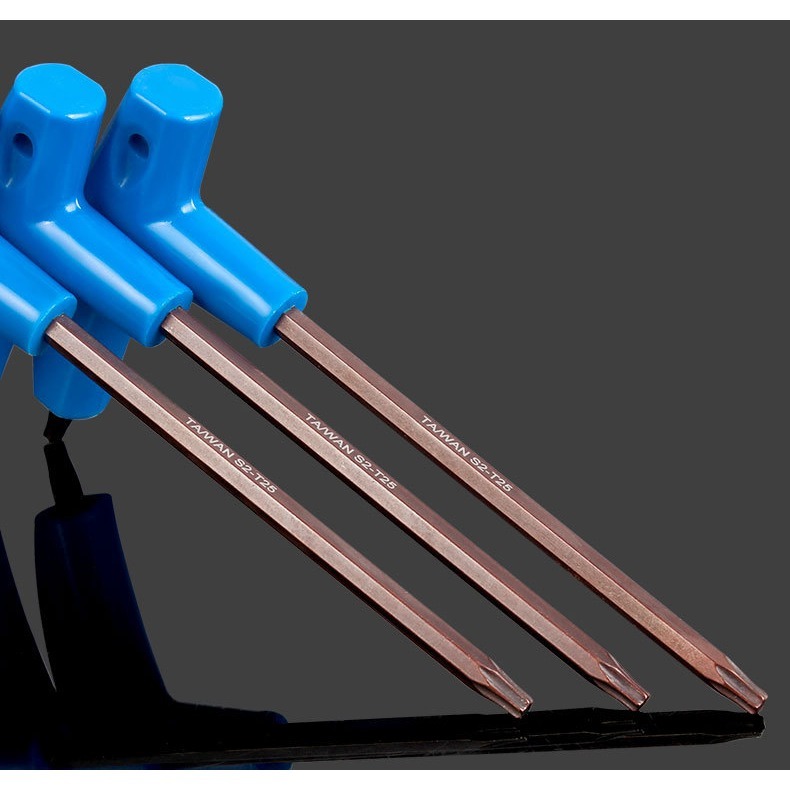 T25星型扳手 T25扳手 星型扳手 T25星型板手 自行車碟盤螺絲扳手 加長款 S2超硬合金鋼 KENWAY-細節圖7