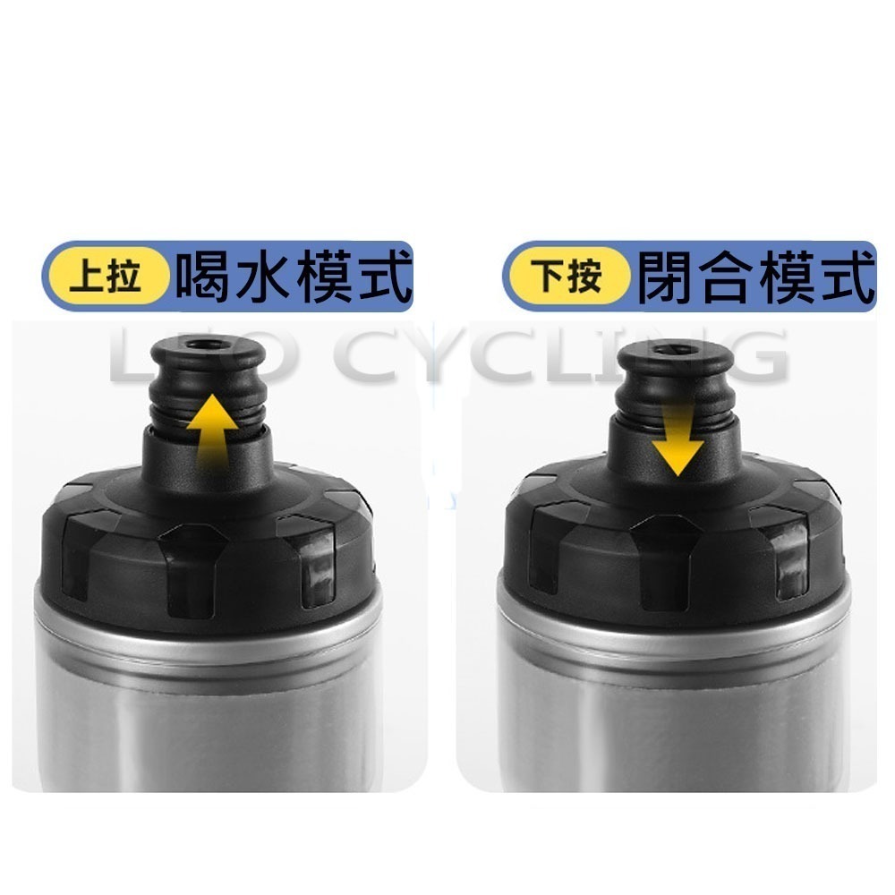 ESLNF 四層保溫 保溫水壺 保冰水壺 保冷水壺 自行車水壺 噴射水壺 腳踏車水壺 運動水壺 大流量 自行車保溫水壺-細節圖7