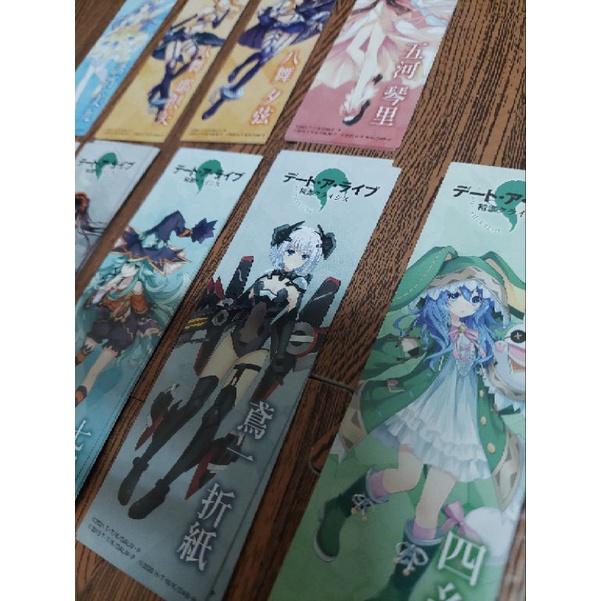 日版現貨 約會大作戰書籤 時岐狂三 夜刀神十香 四系乃 七罪 誘宵美九 八舞耶俱矢 八舞夕弦 五河琴里 鳶一折紙-細節圖3