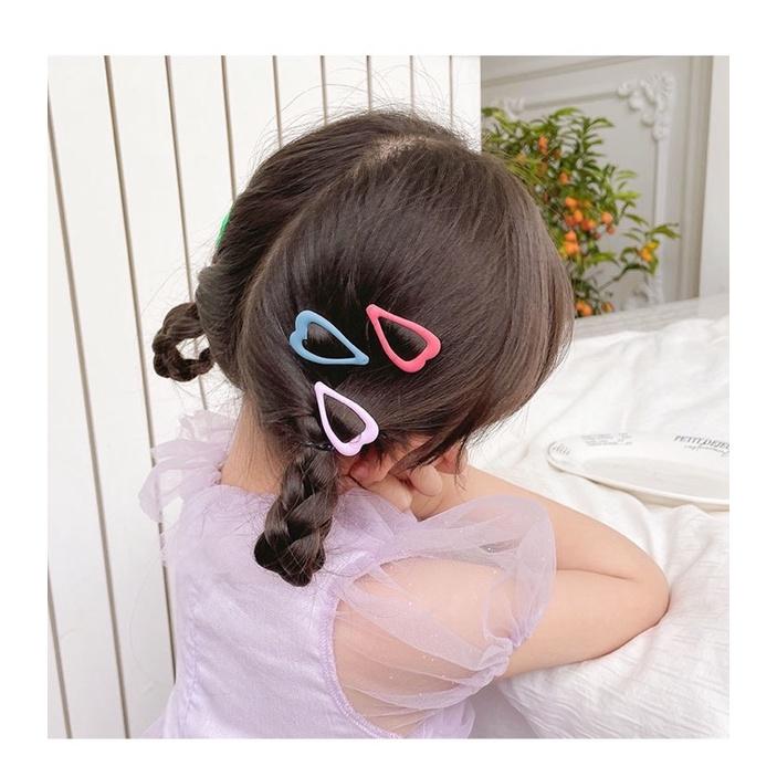 小腳呀🌟台灣現貨泫雅風韓系糖果色兒童一字夾金屬夾少女心烤漆夾-細節圖5