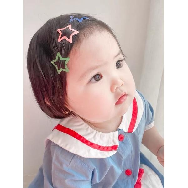 小腳呀🌟台灣現貨泫雅風韓系糖果色兒童一字夾金屬夾少女心烤漆夾-細節圖7