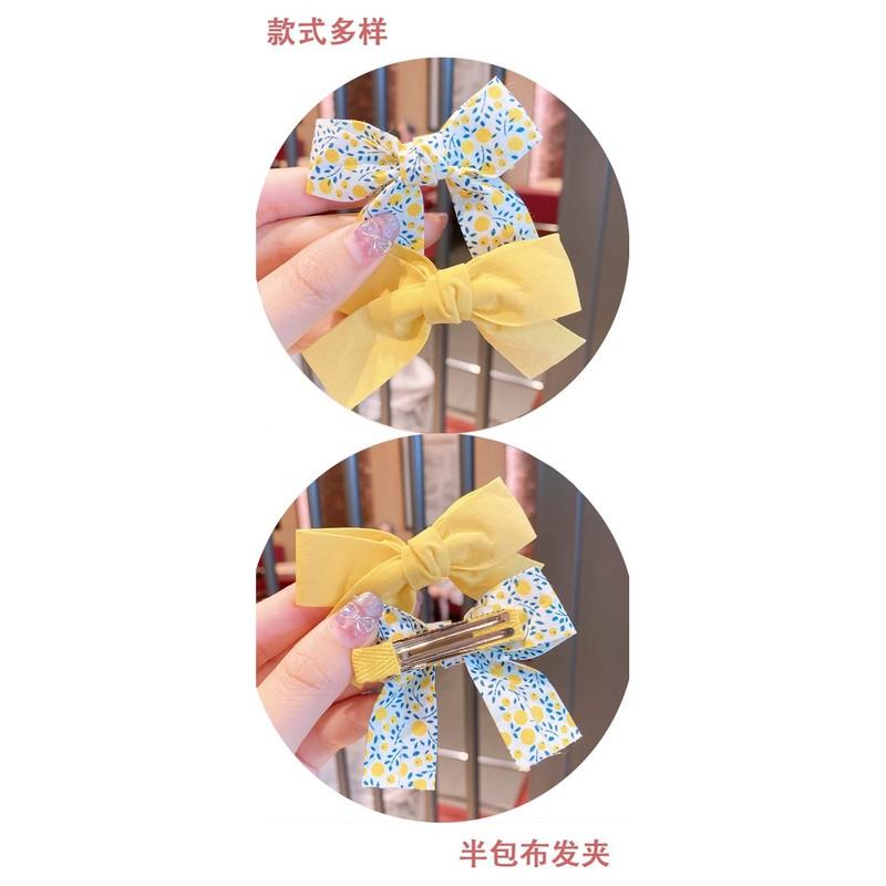 小腳呀🌟台灣現貨有發票✔️兒童小清新兒童蝴蝶結髮夾-細節圖5