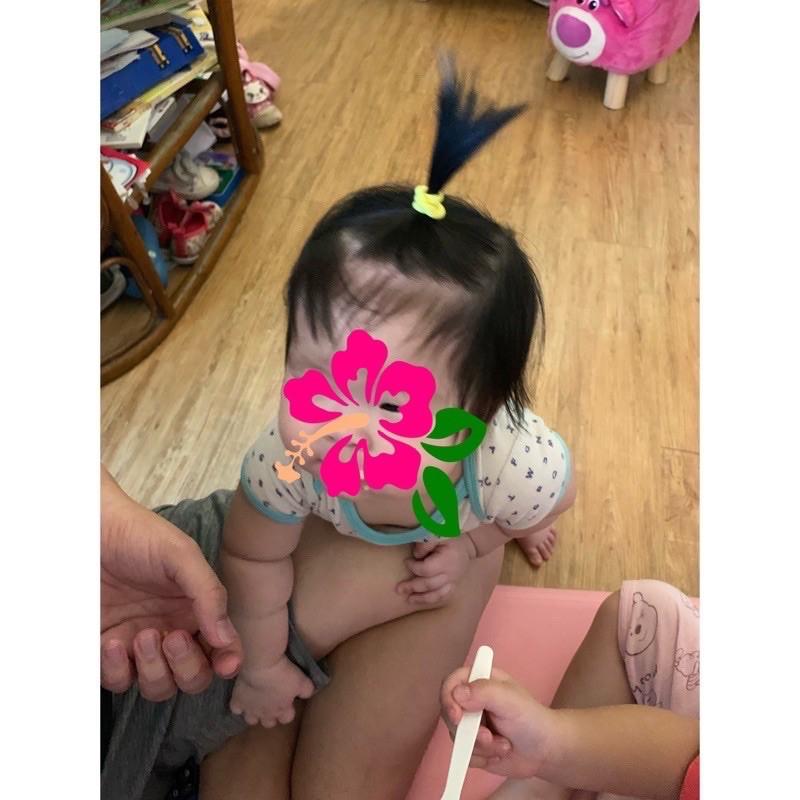 小腳呀🌟台灣現貨有發票✔️」兒童超彈力布髮圈100條綁髮專用-細節圖6