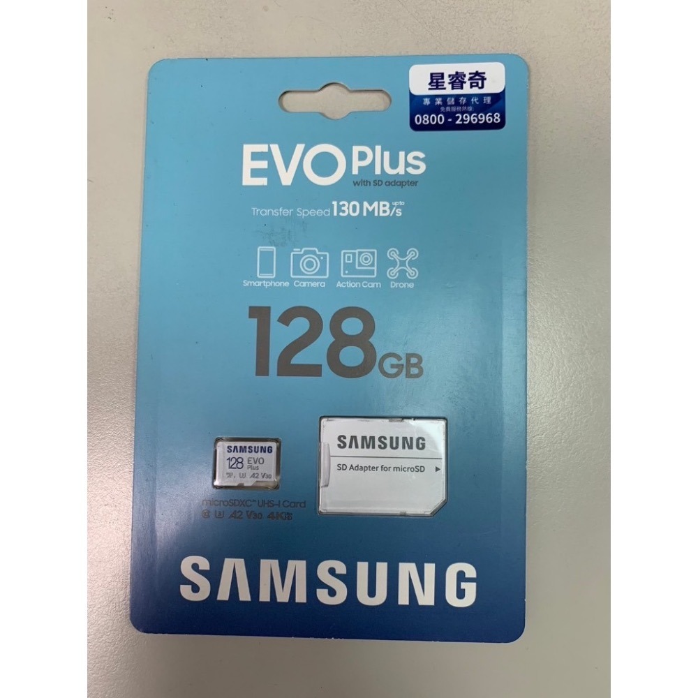 SAMSUNG三星 EVO Plus 128GB microSDXC UHS-I(U3)A2 V30記憶卡-細節圖3