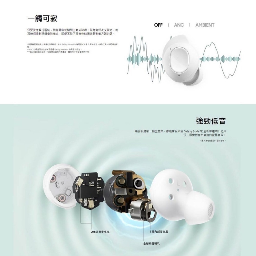 三星 Galaxy Buds FE SM-R400-細節圖3